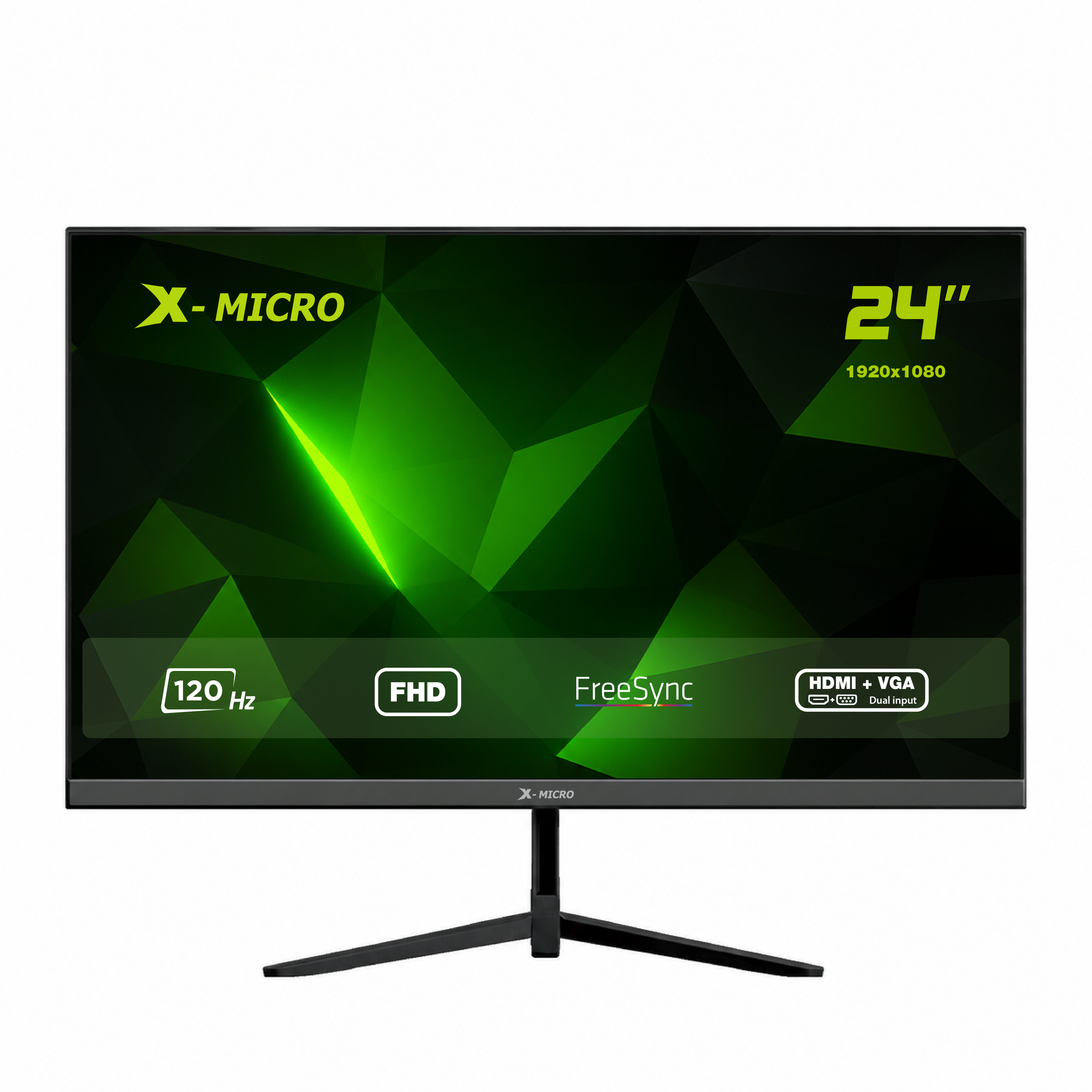 X-MICRO Monitor 24" FHD Ultra fino Frameless. X24KF  120Hz o 144Hz
