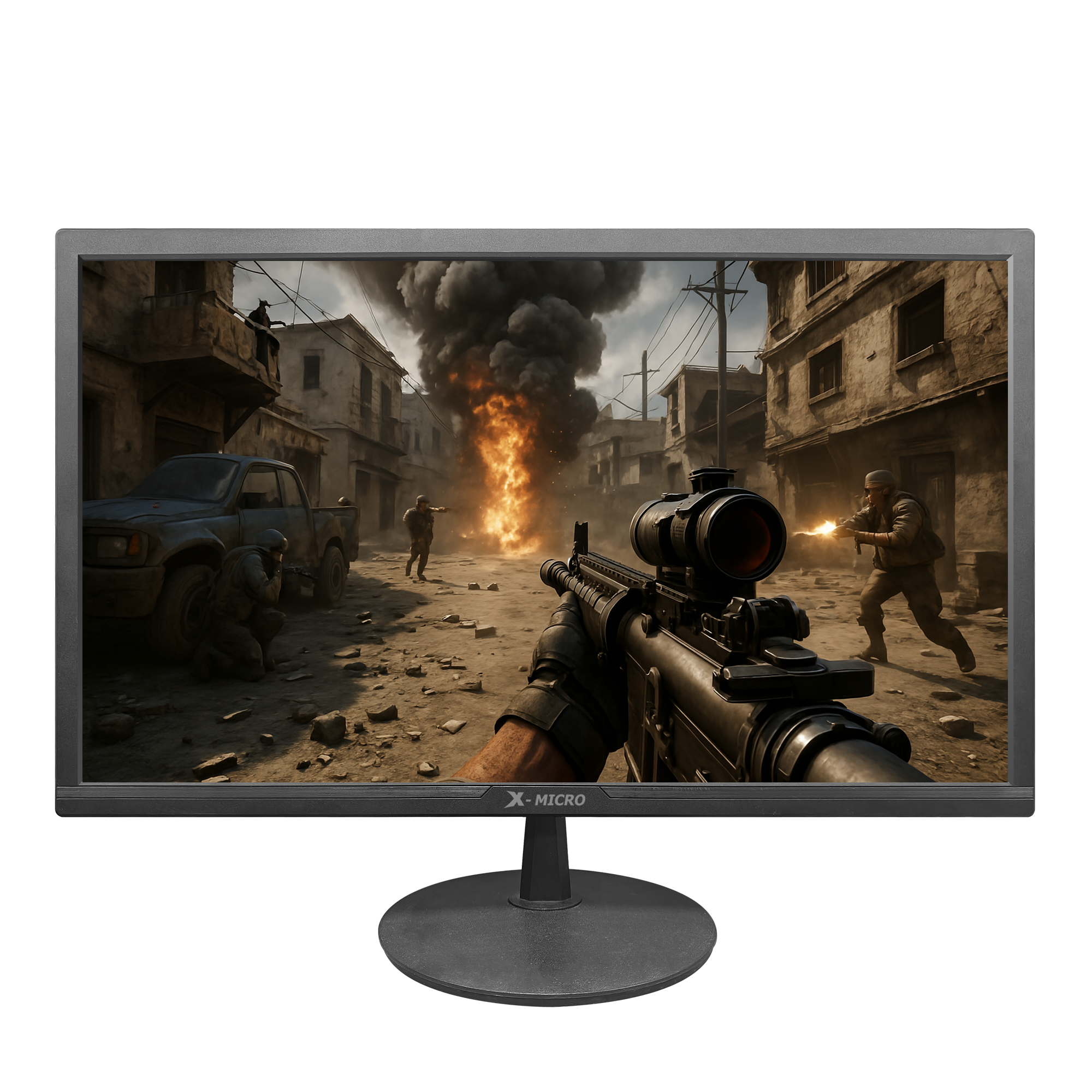 X-MICRO Monitor LED 24" borde fino de X24KN