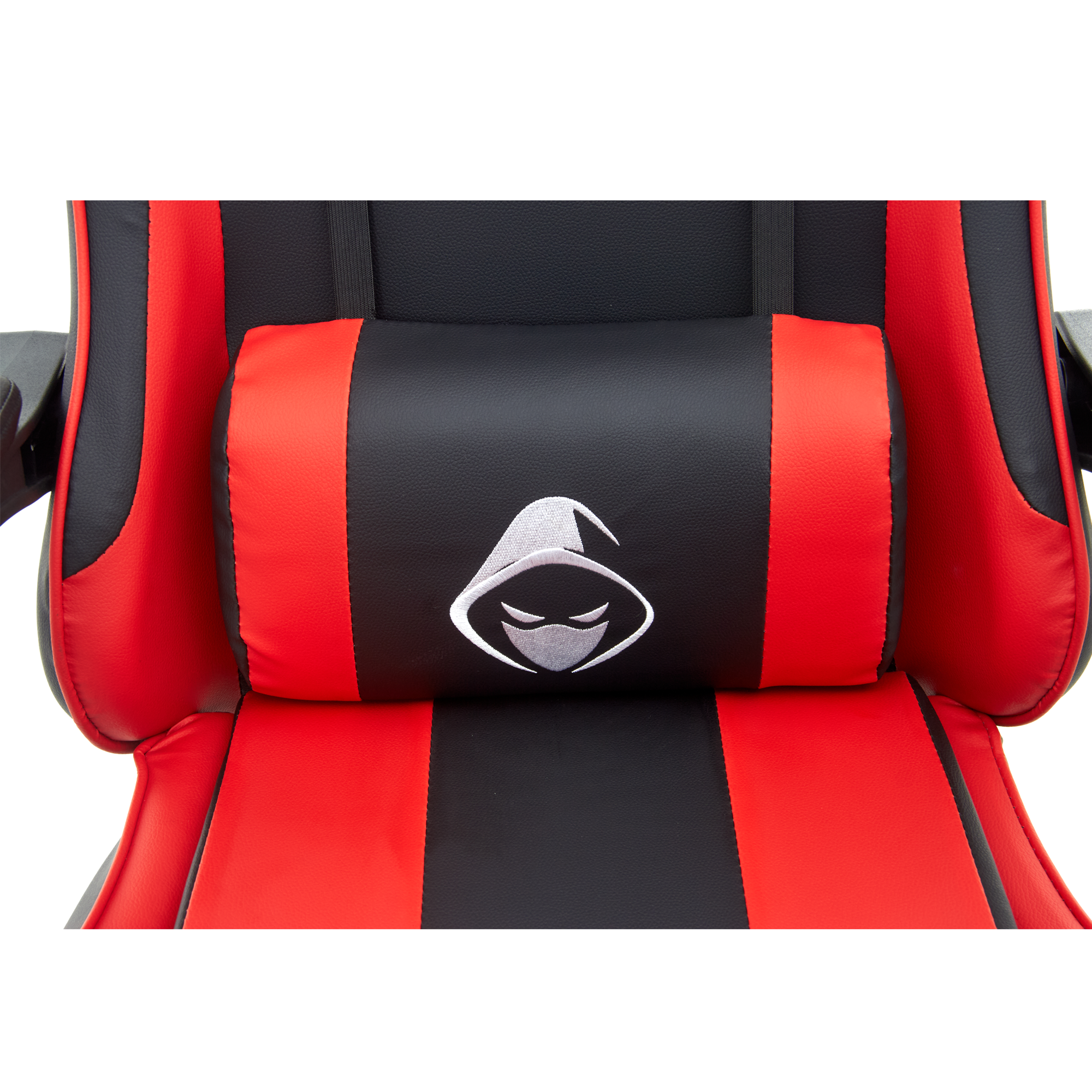 X-MICRO Silla Gamer Ergonómica Roja con Cojines Lumbar y Cervical, Reclinable y con Reposapiés XM-B98RD