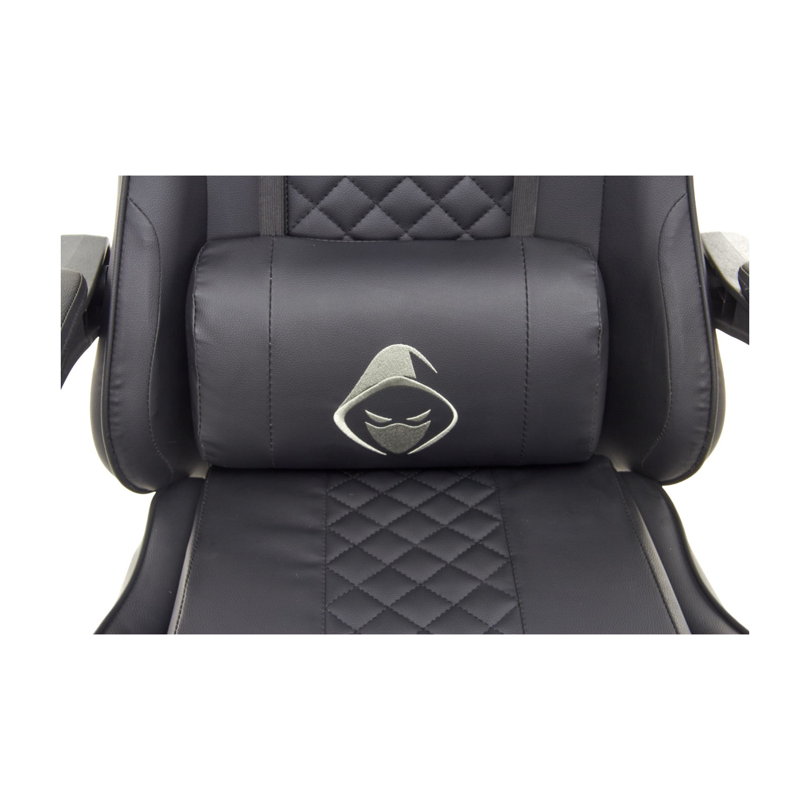 X-MICRO Silla Gamer Ergonómica Negra con Cojines Lumbar y Cervical, Reclinable y con Reposapiés XM-B99BK