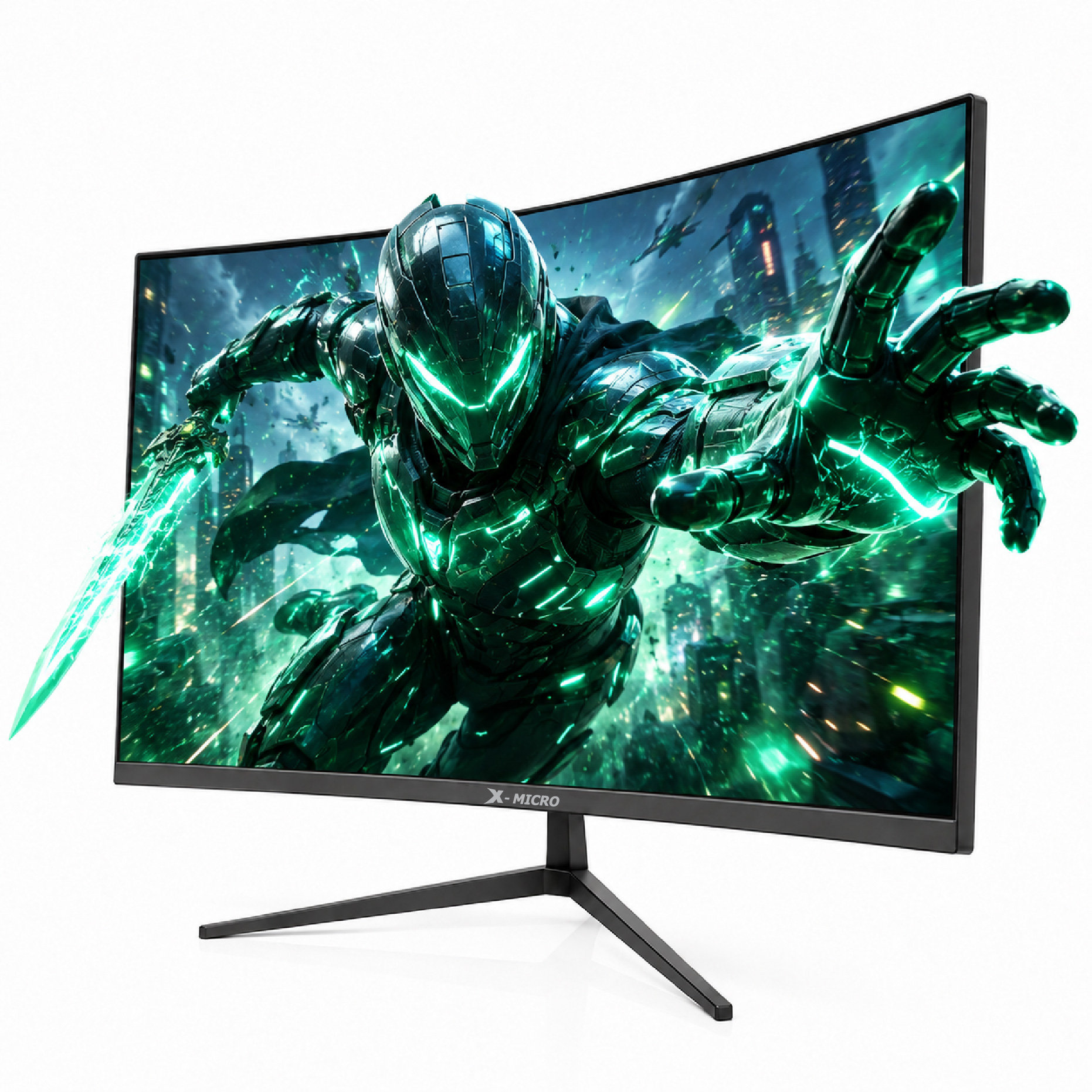 X-MICRO Monitor 27" FHD Curvo 120Hz. 1ms X27CFE