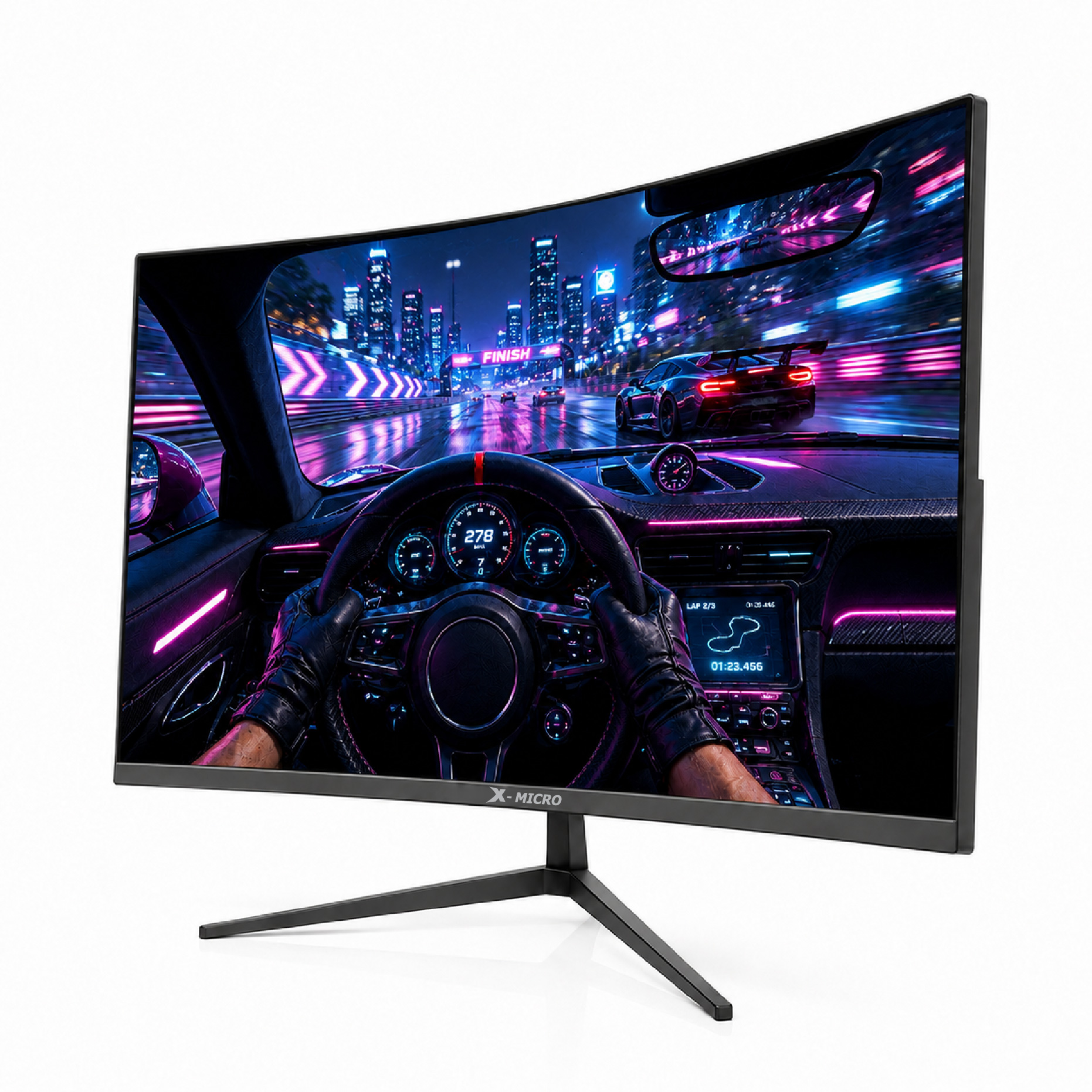 X-MICRO Monitor 27" FHD Curvo 120Hz. 1ms X27CFE