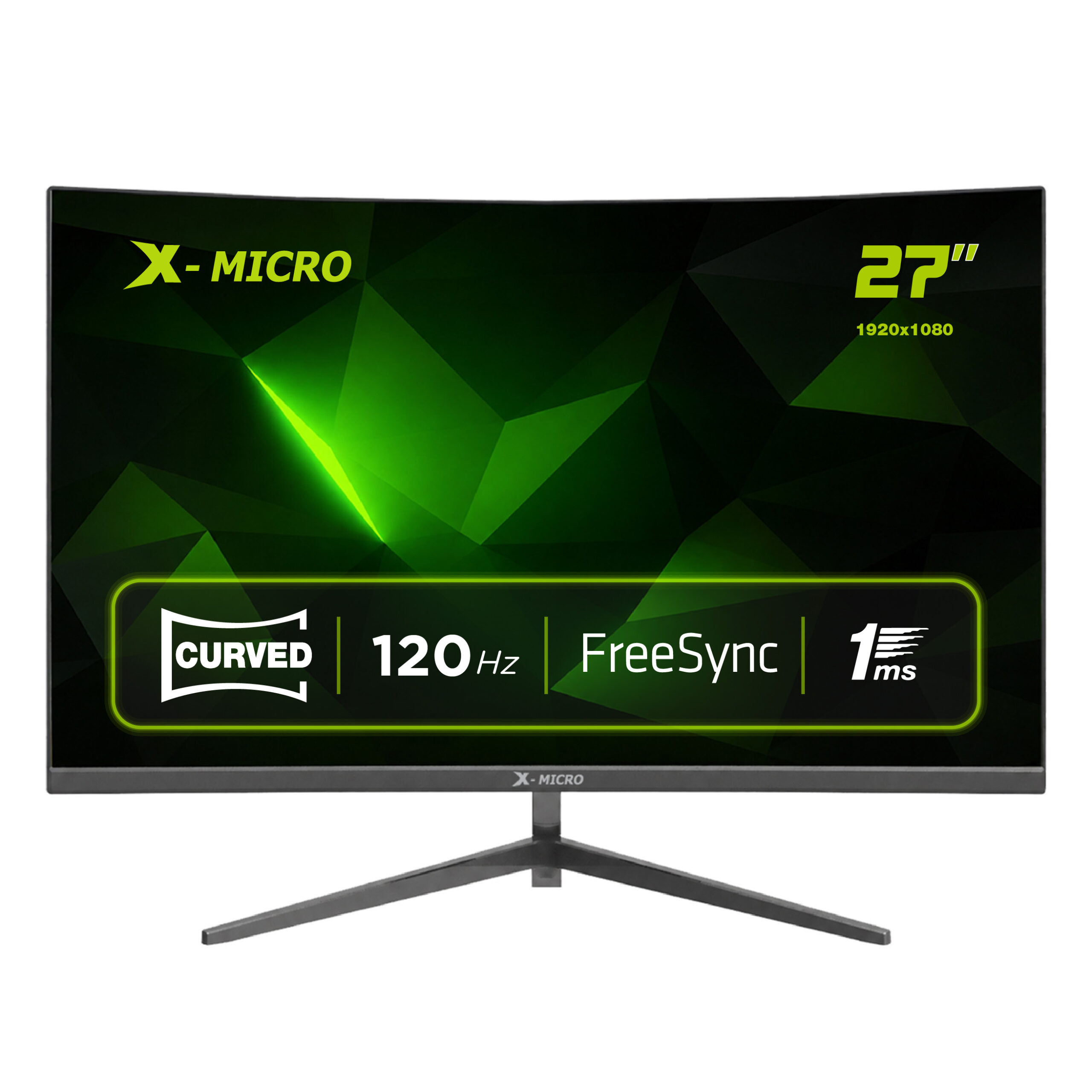X-MICRO Monitor 27" FHD Curvo 120Hz. 1ms  X27CFE