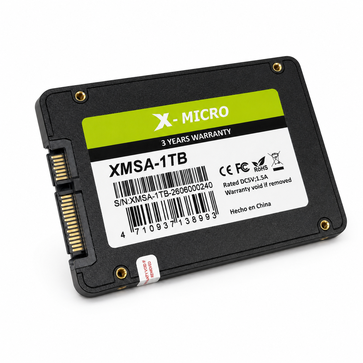 X-MICRO SSD SATA III de 2.5″ 1TB XMSA-1TB