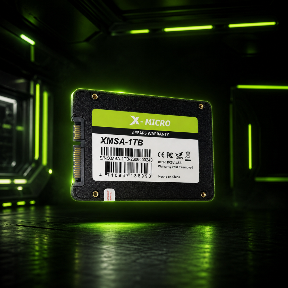 X-MICRO SSD SATA III de 2.5″ 1TB XMSA-1TB