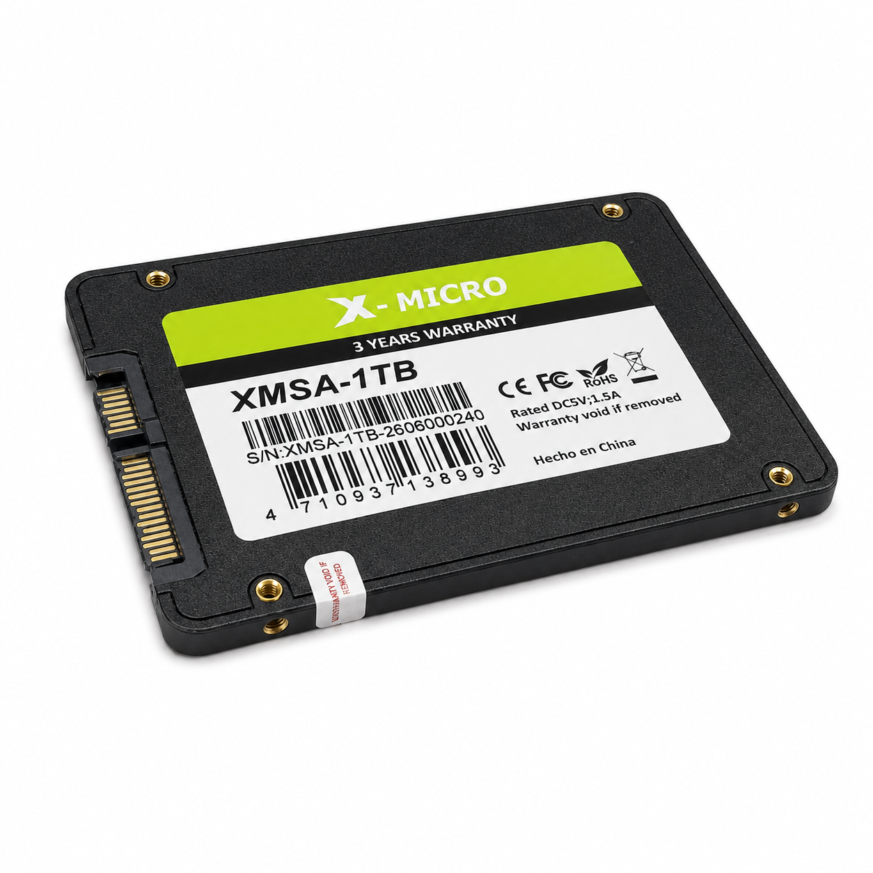 X-MICRO SSD SATA III de 2.5″ 1TB XMSA-1TB