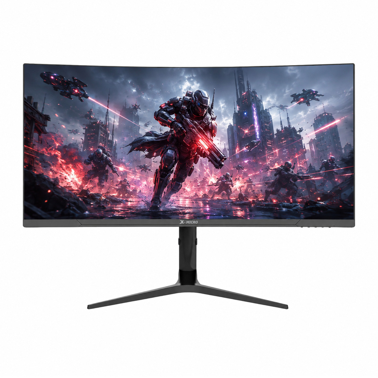 X-MICRO Monitor Gamer Curvo 34″ 3440×1440 165Hz – X34C-B165