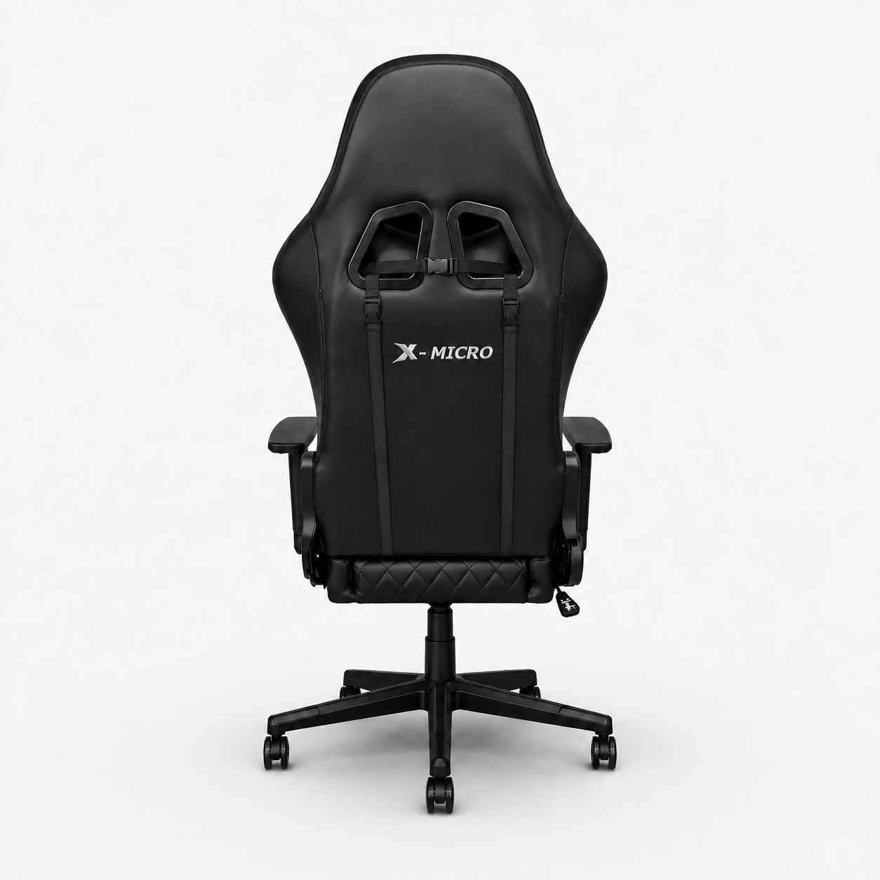 X-MICRO Silla Gamer Reclinable 180° con Reposabrazos 3D – XM-9183BK