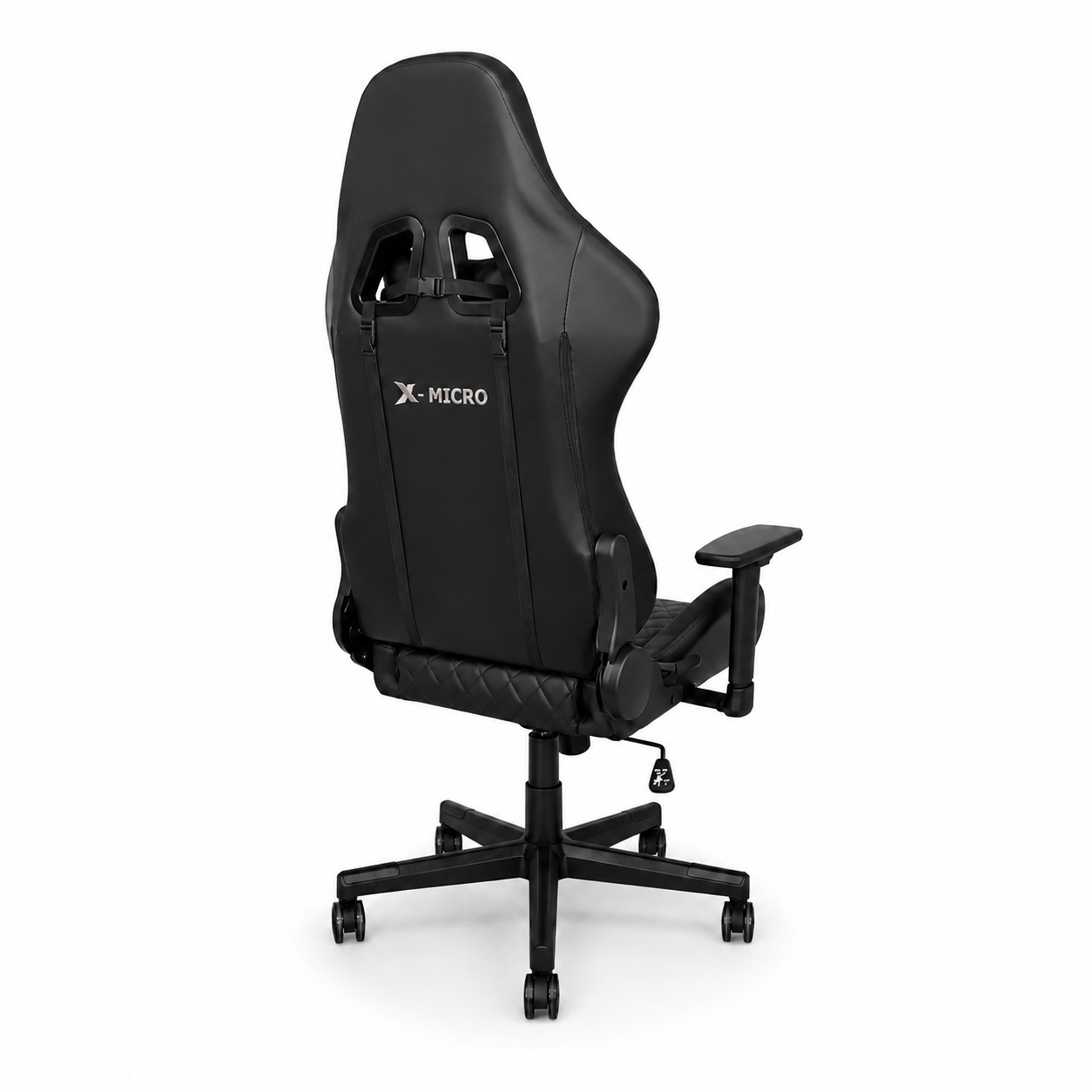 X-MICRO Silla Gamer Reclinable 180° con Reposabrazos 3D – XM-9183BK
